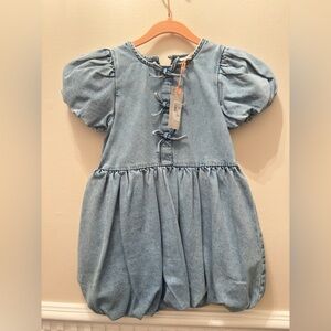 River Island Light Blue Denim Top